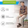 Gehstock mit Sitz, tragbarer Trekkingstöcke,Klappstuhl, aus Produktbild-Vorschau 6