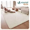 VOUNOT® Weicher Kurzflor Teppich Wohnzimmer mit Produktbild-Vorschau 2