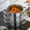 Cooks Professional Dampfgartopf aus Edelstahl, 3 Etagen | Produktbild-Vorschau 9
