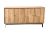 SIT Möbel Sideboard | 4 Türen | Mango natur, Metallgestell Produktbild-Vorschau 1