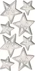 HEYDA 203780668 Stick-On's-Mix Silbersterne 75 x 165 cm Produktbild-Vorschau 2