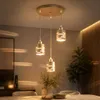 MasterLED Pendelleuchte Elen E27 3-flammig Beige-Gold rund Produktbild-Vorschau 10