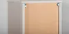 Close-up of the side and back of a beige cabinet, showing the ribbed texture on the side and the unfinished back panel with metal mounting hardware. Náhled obrázku produktu