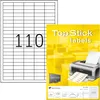 TOP STICK Universal-Etiketten, 38,1 x 12,7 mm, weiß, 100 Produktbild-Vorschau 2