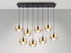 Globo Lighting Hängeleuchte Metall schwarz matt, 8x E27 Produktbild-Vorschau 3