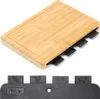 Vilde | Schneidebrett Set - 5 Teile - Schwarz/Bambus - Produktbild-Vorschau 1