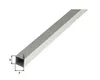 Alberts 474546 Tube carré, aluminium, anodisé couleur Voir les images du produit 2