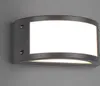 LED Außenwandleuchte halbrund Anthrazit Carportbeleuchtung Produktbild-Vorschau 1