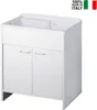 Mobile Lavatoio bianco Garden 80x50X85 PVC Anteprima dell’immagine prodotto 3