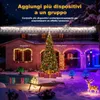 30m Luci Natale da Esterno Cascata, Luci Natale Esterno Anteprima dell’immagine prodotto 5