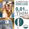 Coque semi-transparente pour iPhone 15, fine matte légère Voir les images du produit 2