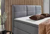 Boxspringbett Kenora grau 7-Zonen TFK mit Topper 180x200 Produktbild-Vorschau 11