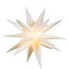 LED Stern Kunststoff gelb, Ø 58 cm 1 LED warmweiß, Timer Produktbild-Vorschau 5