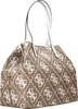 GUESS Damen Shopper Vikky Latte Logo/White Produktbild-Vorschau 32