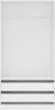 vidaXL Kleiderschrank Weiß 100x50x200 cm Holzwerkstoff Produktbild-Vorschau 2