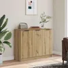 vidaXL Sideboard Artisan-Eiche 90,5x30x70 cm Holzwerkstoff Produktbild-Vorschau 1