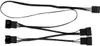 A black fan splitter cable with multiple connectors on a white background. Náhľad obrázku produktu