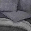 vidaXL Bettwäsche-Set Dunkelgrau 155x220 cm Baumwolle Produktbild-Vorschau 5