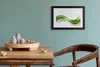 Bild 30x20 MDF-Rahmen, Wandkunst grüne Welle Produktbild-Vorschau 2