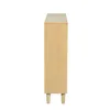 Side view of a wooden cabinet on legs. Produktbild-Vorschau