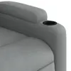 vidaXL Massagesessel Hellgrau Stoff Produktbild-Vorschau 10