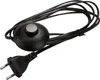 Netzkabel 3 m Eurostecker + Fußschalter 300 SW C7 schwarz Produktbild-Vorschau 1