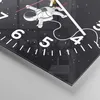 Wanduhr - Quadrat - Glasuhr - Cartoon Astronauten Kosmos - Produktbild-Vorschau 5