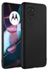 Housse silicone pour Motorola Moto G22 Housse matte noire Voir les images du produit 1