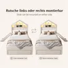 Flieks Kinderbett 90x200cm mit Rutsche und Led, Polsterbett Produktbild-Vorschau 5