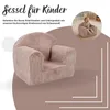 Mini-Kindersessel - Kindersessel aus Cord in Altrosa Produktbild-Vorschau 3