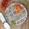 4x pizza talíř Alcazar Ø33cm 4 osoby XL talíř dlaždicový Náhled obrázku produktu 2