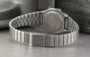 A close-up view of the back of a silver Casio watch band and clasp. Produktbild-Vorschau