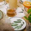 HOMLA Talerz BLYDE z liściem kauczukowca 20 cm Podgląd zdjęcia produktu 5
