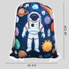 HECKBO Kinder Turnbeutel mit Astronaut & Weltraum-Motiv | Produktbild-Vorschau 2