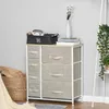 HOMCOM Kommode, dressoir, met 7 lades, metalen frame, Productafbeelding-voorbeeld 2