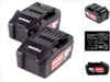 Metabo Akku Set 2x Li-Power Akkupack 18 V 4,0 Ah CAS Li-Ion Produktbild-Vorschau 2