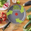 Tefal Black Stone G28104, Rund, Allzweckpfanne, Schwarz, Produktbild-Vorschau 4