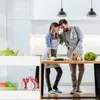 Carrello da servizio Relaxdays, bambù e MDF, carrello da Anteprima dell’immagine prodotto 3
