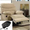 A recliner chair with a detached recliner handle and cable shown in the foreground. Produktbild-Vorschau