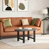 vidaXL Gambe del tavolino nero 2 pezzi 60x(42-43) cm Anteprima dell’immagine prodotto 1