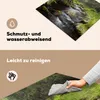 KitchenYeah© Herdabdeckplatte Fluss mit Felsblöcken im Produktbild-Vorschau 2