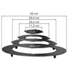 Ø40cm Uchag 2mm Stahl Abzugsrohr für 12L Kazan Produktbild-Vorschau 3
