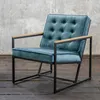 KAWOLA Sessel ARLY Polstersessel Bezug Velvet petrol Produktbild-Vorschau 1