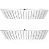 vidaXL Soffioni a pioggia 2 pz. Acciaio inox 30 x 40 cm Anteprima dell’immagine prodotto 6