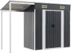Abri de jardin avec toit traînant anthracite 277x110,5x181 Voir les images du produit 2