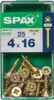 Spax Universalschrauben 4.0 x 16 mm PZ 2 - 25 Stk. Produktbild-Vorschau 8