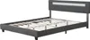 Juskys Polsterbett Paris 180 x 200 cm Kunstleder mit LED, Produktbild-Vorschau 4