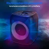 A party speaker with colorful LED lights. Produktbild-Vorschau