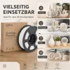 SUNLU 3D Drucker Filament ABS 1,75 mm Cremeweiß/White, 1 kg Produktbild-Vorschau 4
