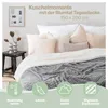 Blumtal couverture douillette 220x240 cm avec aspect tricot Voir les images du produit 3